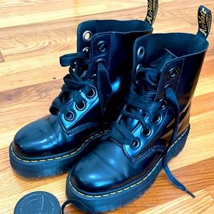 Dr Martens Molly Quad Retro combat Boots